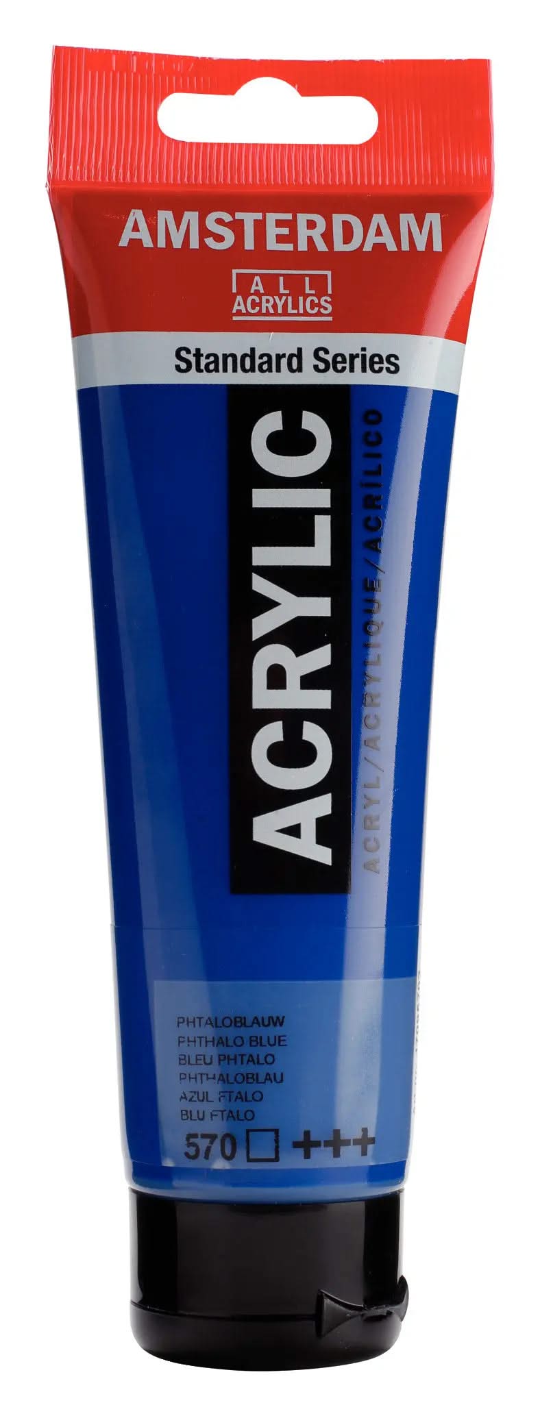 Amsterdam Standard Series Acrylfarbe Tube 120 ml Phthaloblau 570 - Kidis Art