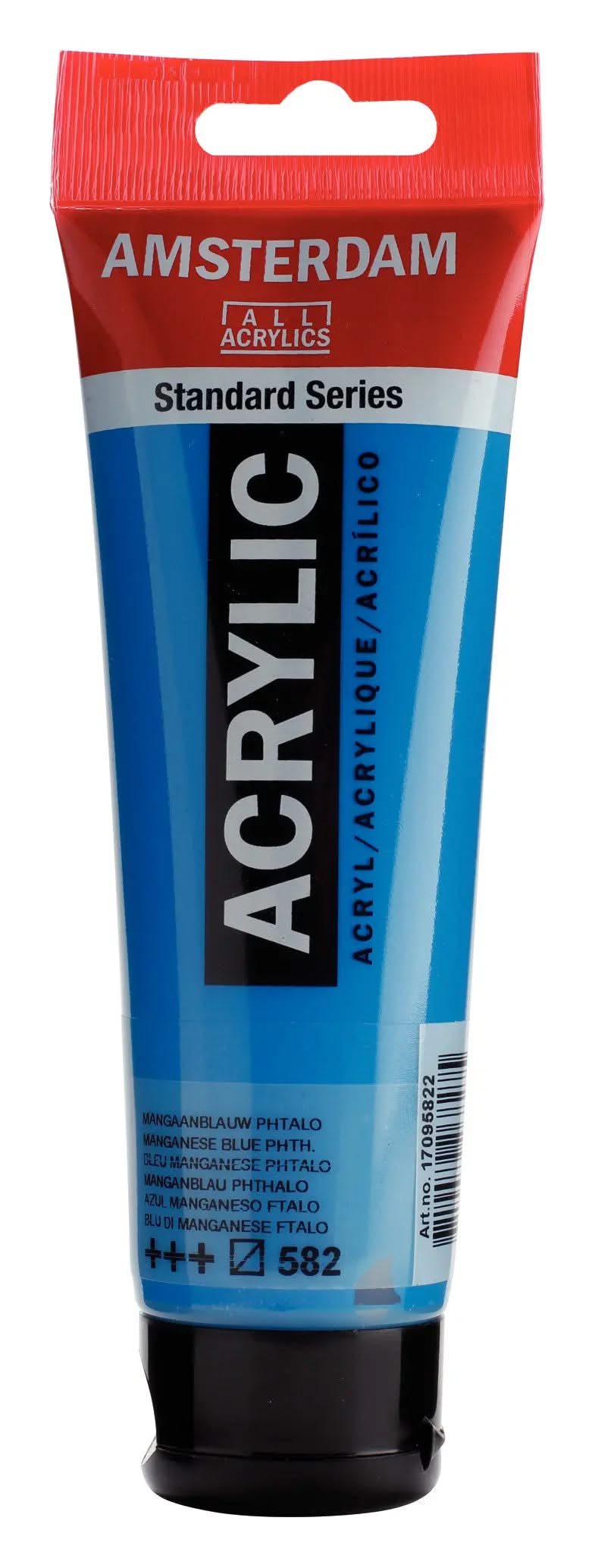Amsterdam Standard Series Acrylfarbe Tube 120 ml Manganblau Phthalo 582 - Kidis Art