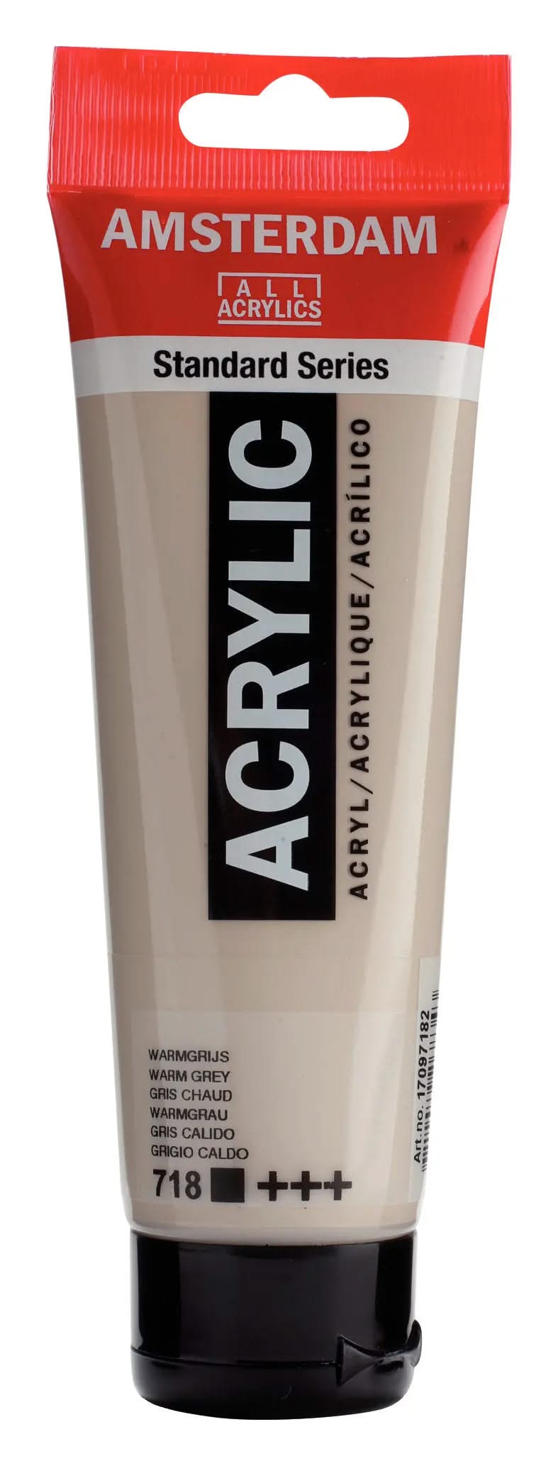 Amsterdam Standard Series Acrylfarbe Tube 120 ml Warmgrau 718 - Kidis Art