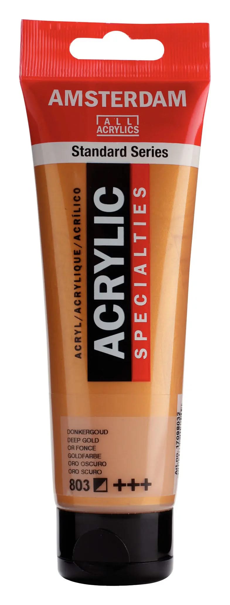 Amsterdam Standard Series Acrylfarbe Tube 120 ml Goldfarbe 803 - Kidis Art