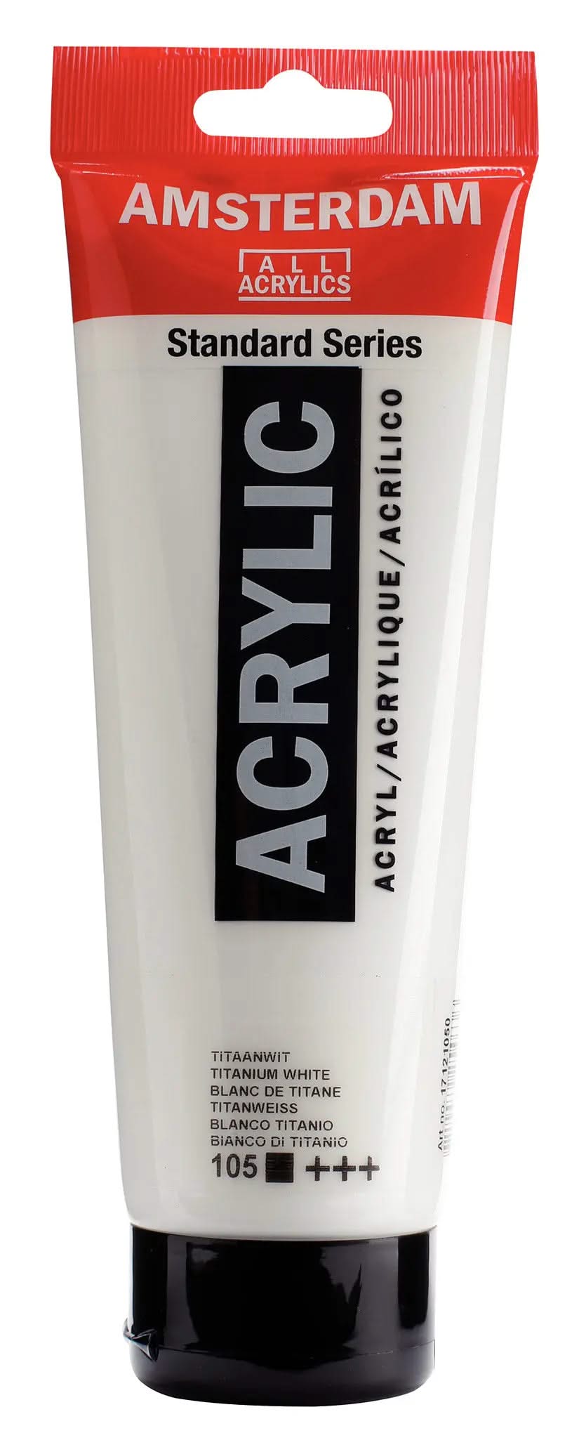 Amsterdam Standard Series Acrylfarbe Tube 250 ml Titanweiß 105 - Kidis Art