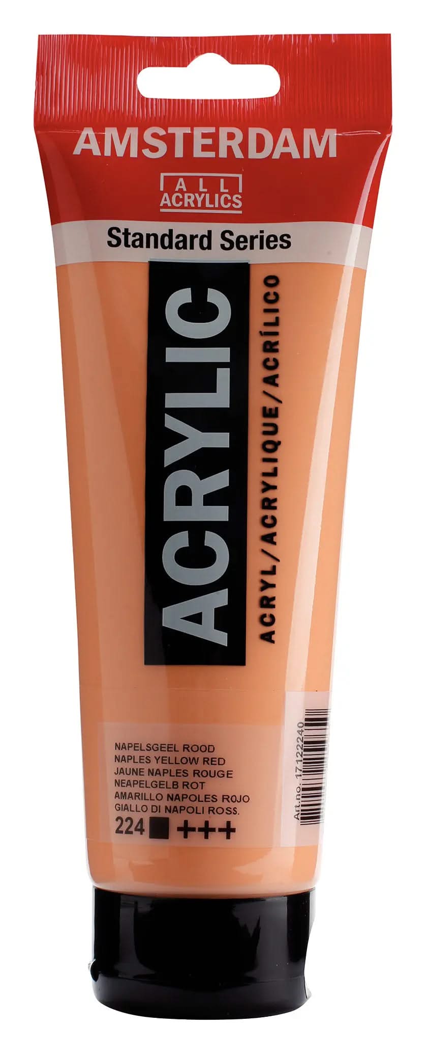 Amsterdam Standard Series Acrylfarbe Tube 250 ml Neapelgelb Rot 224 - Kidis Art