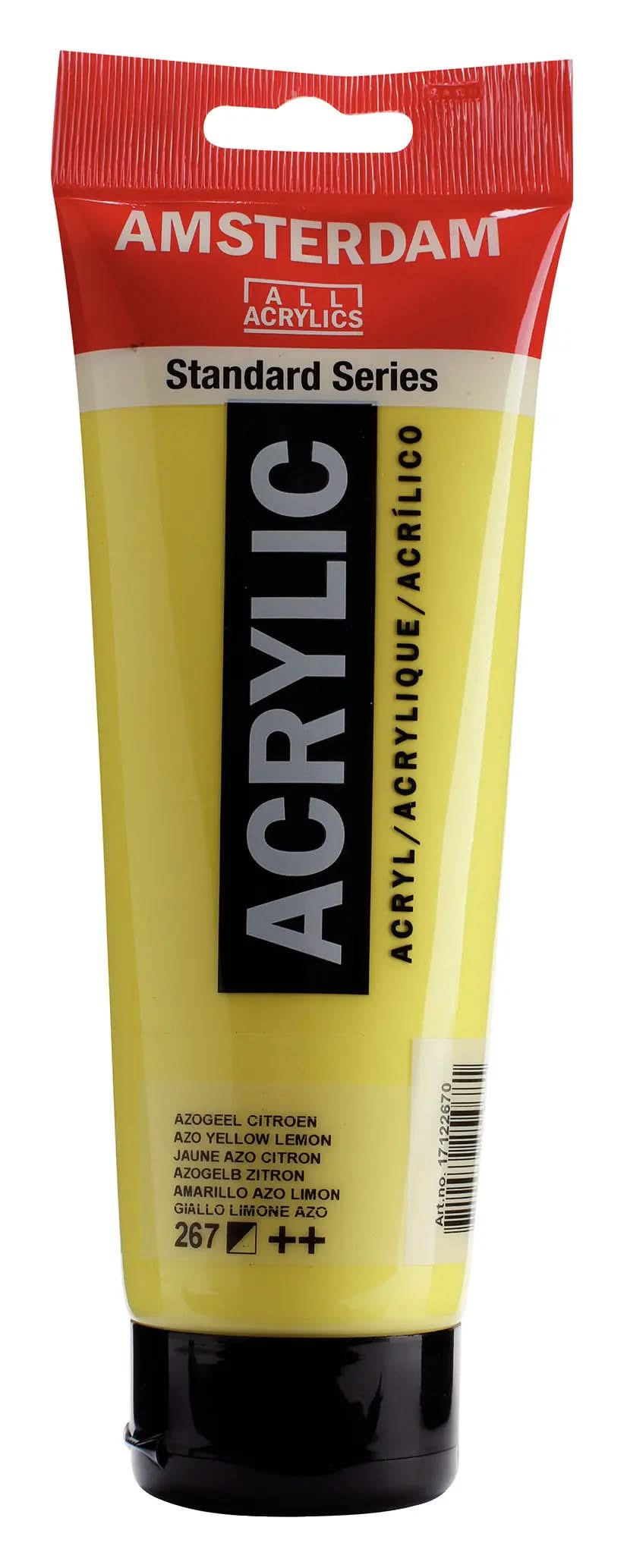 Amsterdam Standard Series Acrylfarbe Tube 250 ml Azogelb Zitrone 267 - Kidis Art