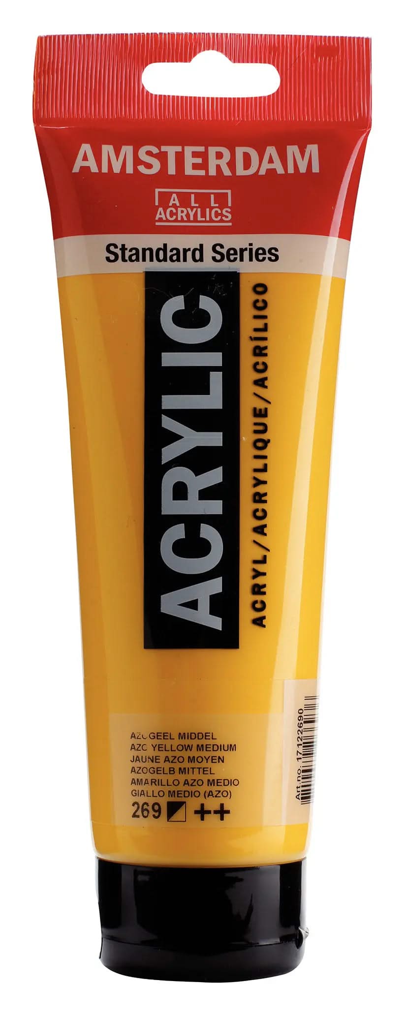 Amsterdam Standard Series Acrylfarbe Tube 250 ml Azogelb Mittel 269 - Kidis Art