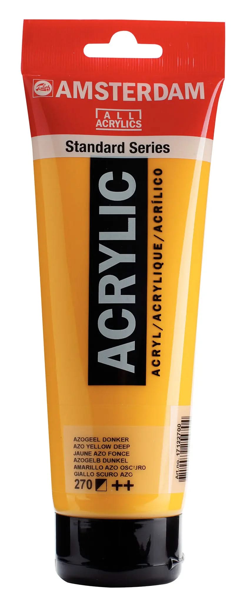 Amsterdam Standard Series Acrylfarbe Tube 250 ml Azogelb Dunkel 270 - Kidis Art