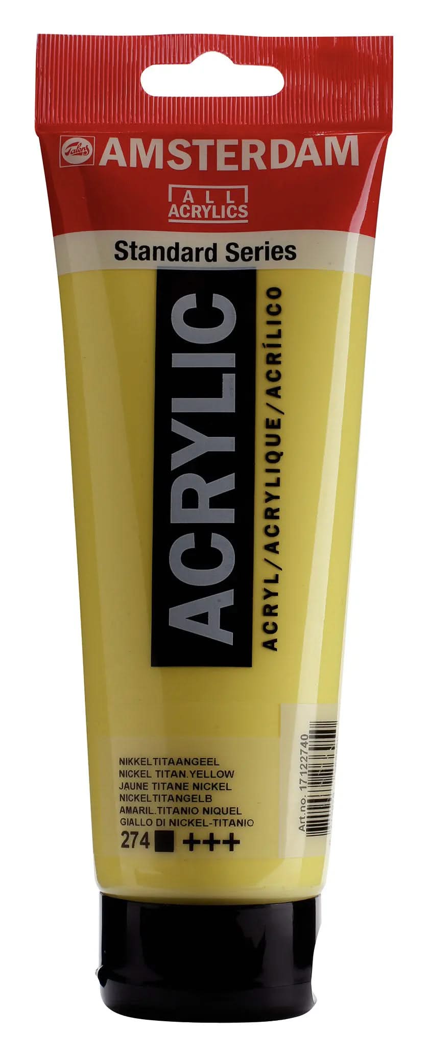 Amsterdam Standard Series Acrylfarbe Tube 250 ml Nickeltitangelb 274 - Kidis Art