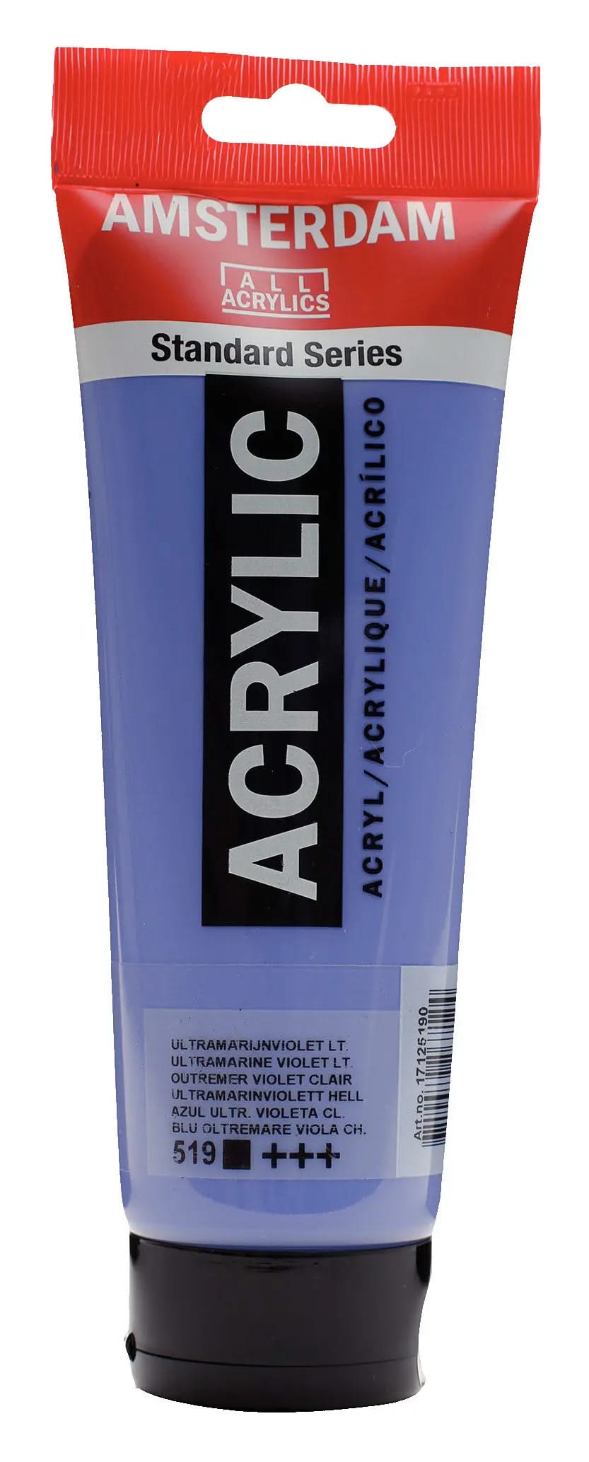 Amsterdam Standard Series Acrylfarbe Tube 250 ml Ultramarinviolett Hell 519 - Kidis Art
