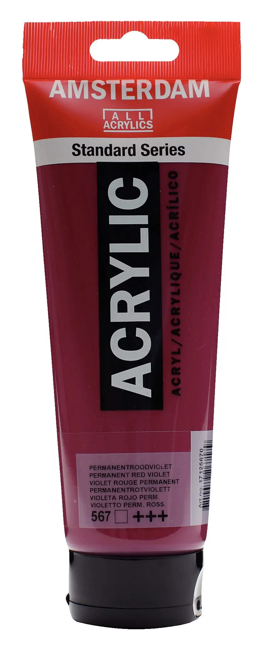 Amsterdam Standard Series Acrylfarbe Tube 250 ml Permanentrotviolett 567 - Kidis Art