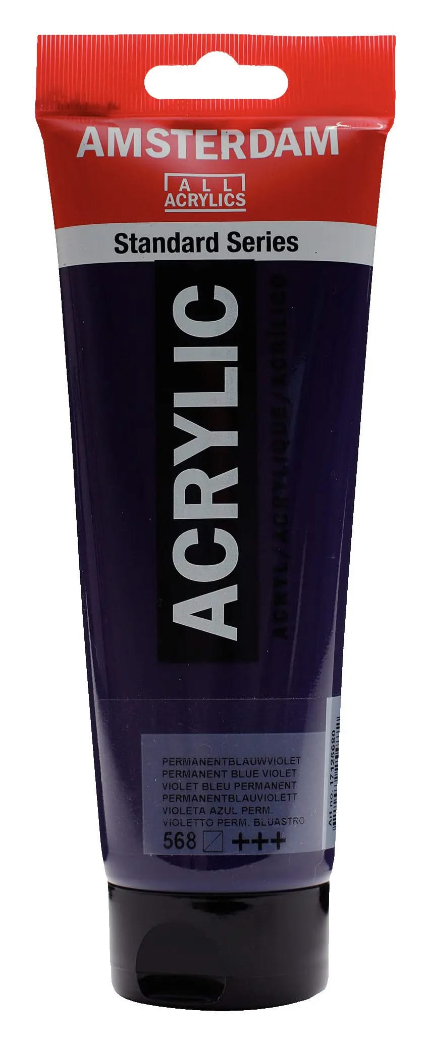 Amsterdam Standard Series Acrylfarbe Tube 250 ml Permanentblauviolett 568 - Kidis Art
