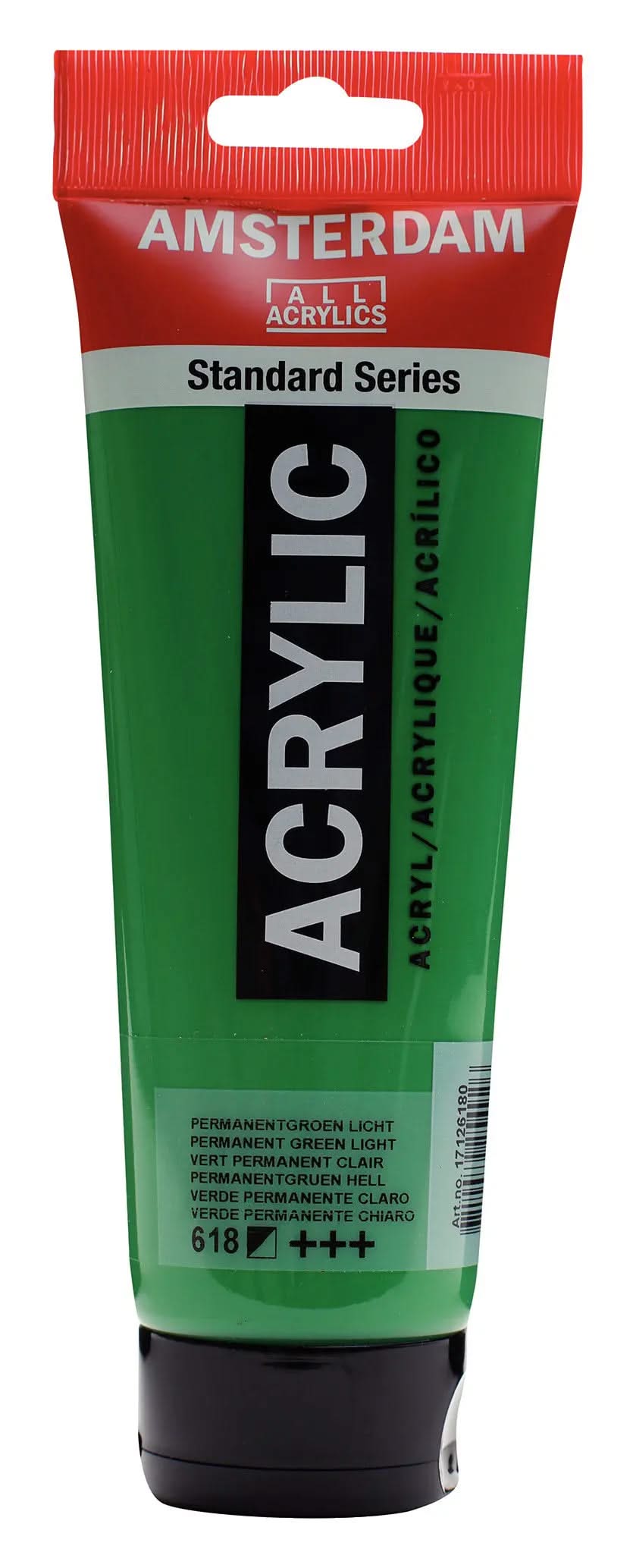 Amsterdam Standard Series Acrylfarbe Tube 250 ml Permanentgrün Hell 618 - Kidis Art