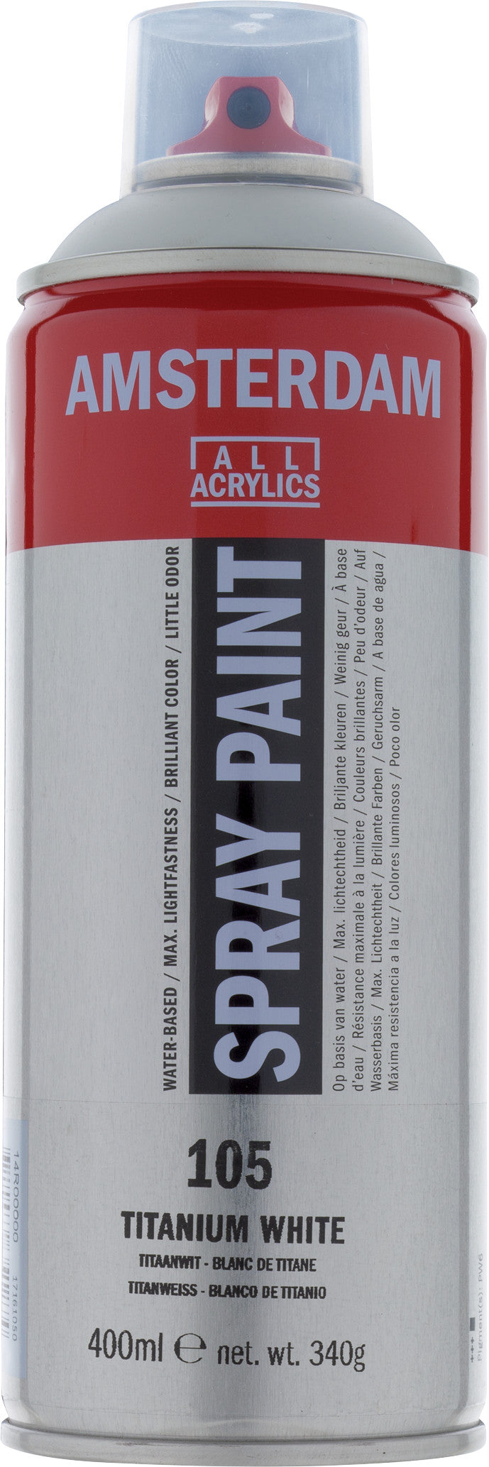 Amsterdam Sprühfarbe 400 ml Titanweiß 105