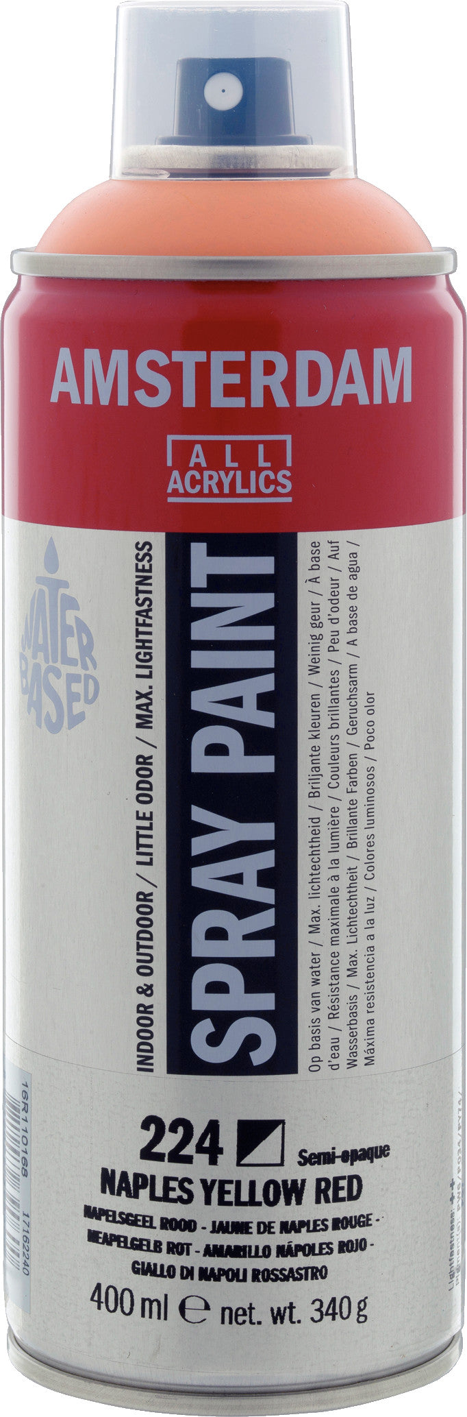 Amsterdam Sprühfarbe 400 ml Neapelgelb Rot 224