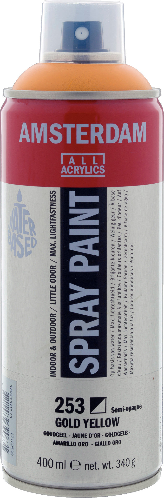 Amsterdam Sprühfarbe 400 ml Goldgelb 253