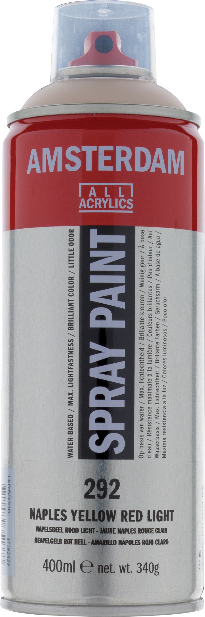 Amsterdam Sprühfarbe 400 ml Neapelgelb Rot Hell 292