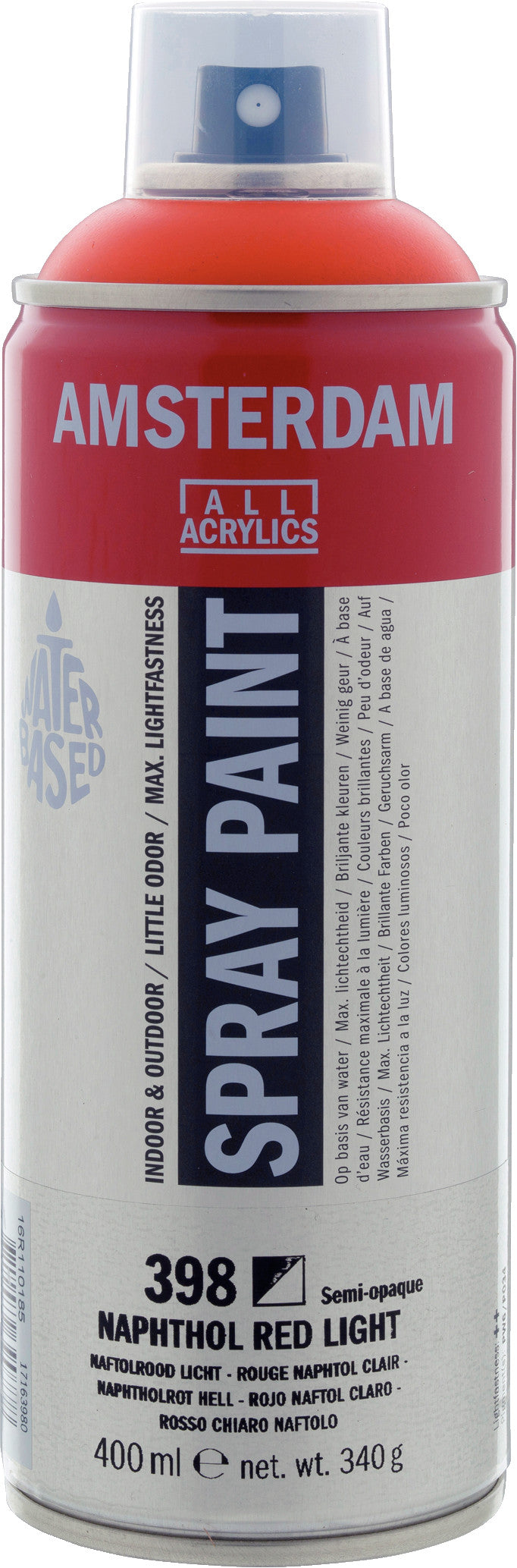 Amsterdam Sprühfarbe 400 ml Naphtholrot Hell 398