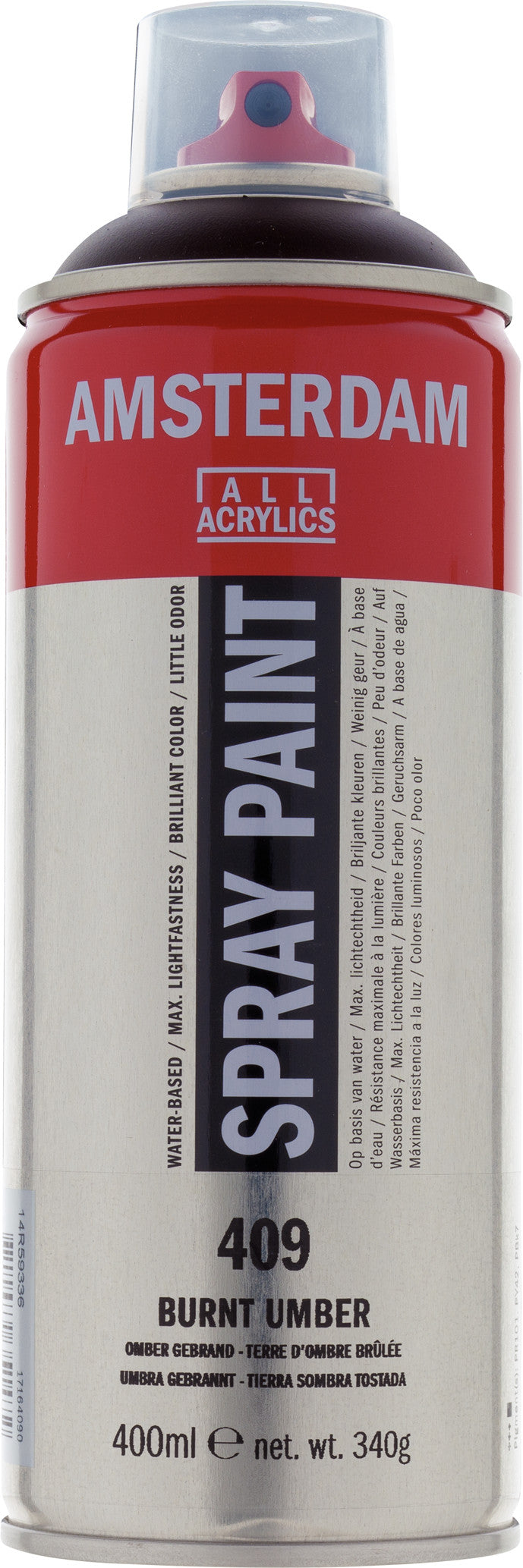 Amsterdam Sprühfarbe 400 ml Umbra Gebrannt 409