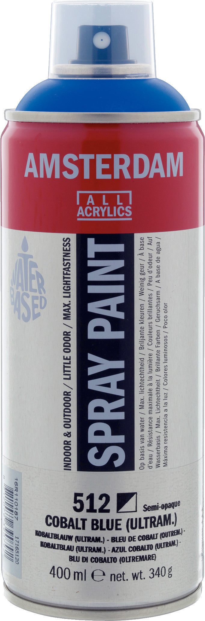 Amsterdam Sprühfarbe 400 ml Kobaltblau (Ultramarin) 512