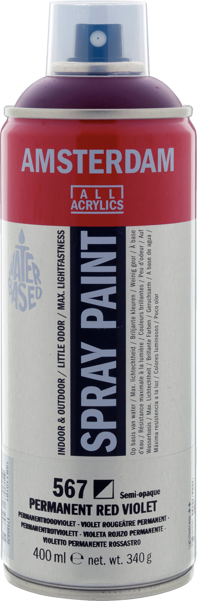 Amsterdam Sprühfarbe 400 ml Permanentrotviolett 567