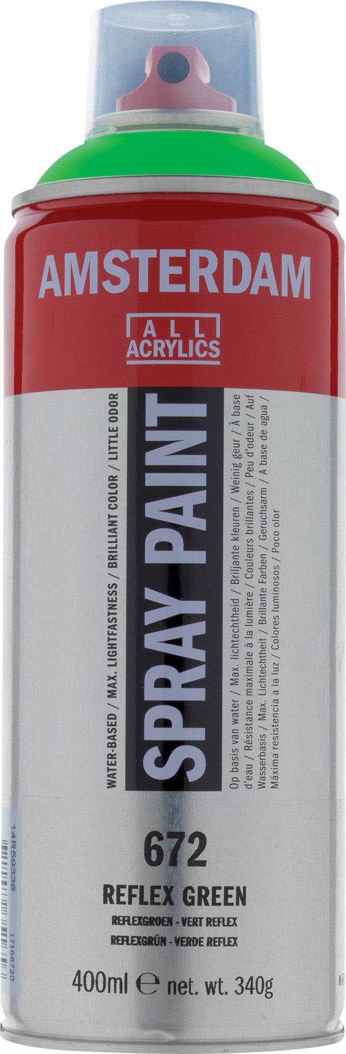 Amsterdam Sprühfarbe 400 ml Reflexgrün 672