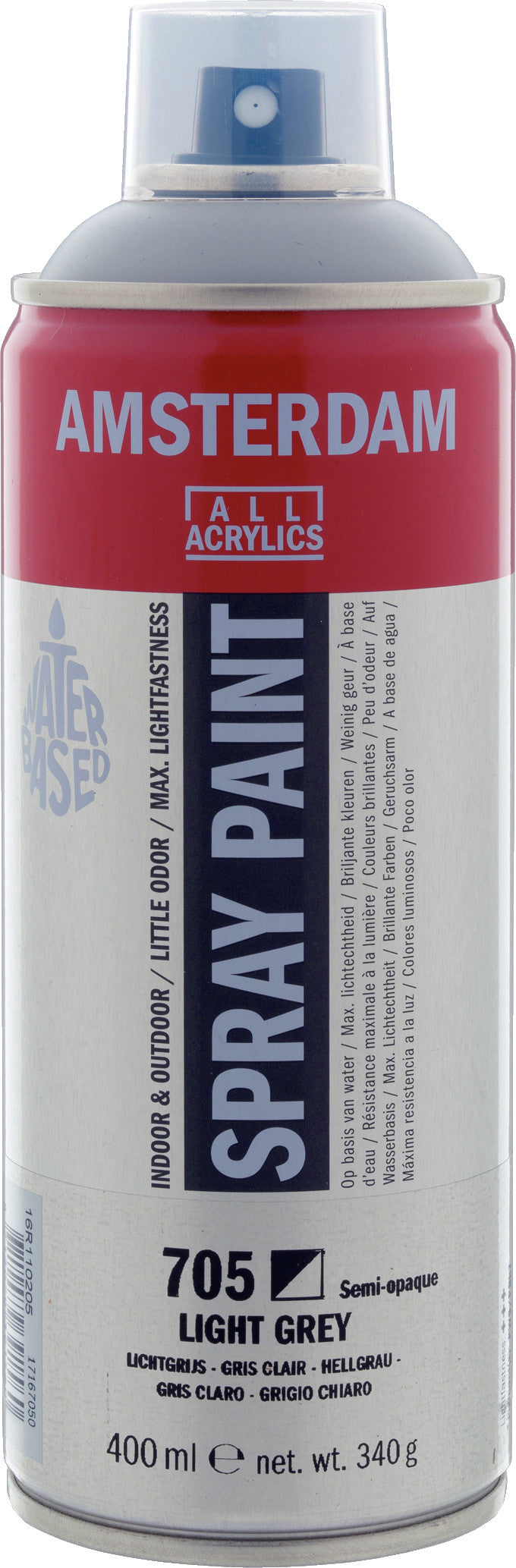 Amsterdam Sprühfarbe 400 ml Hellgrau 705