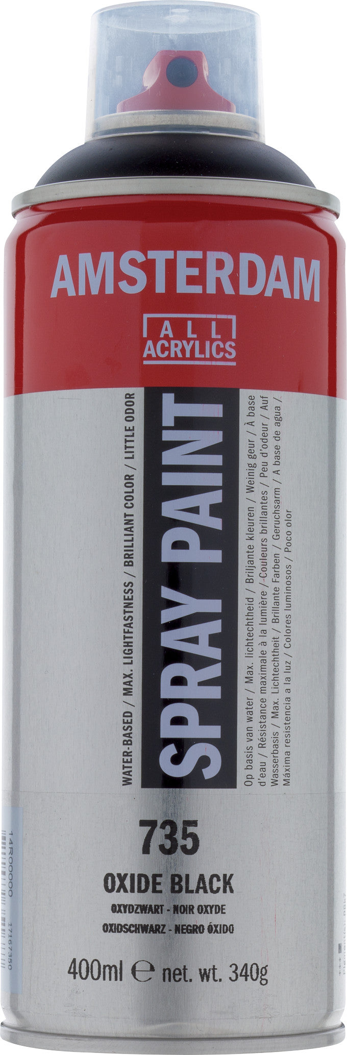 Amsterdam Sprühfarbe 400 ml Oxidschwarz 735