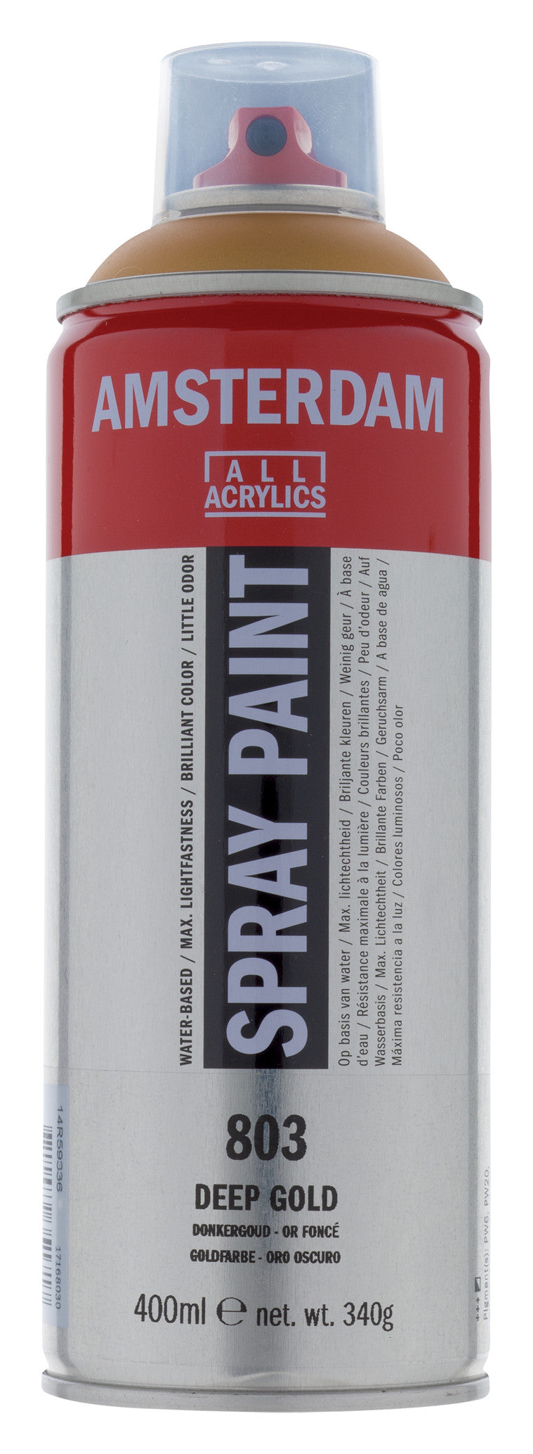 Amsterdam Sprühfarbe 400 ml Goldfarbe 803