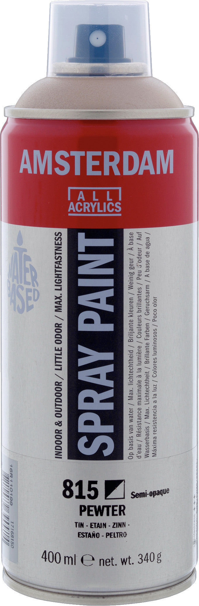 Amsterdam Sprühfarbe 400 ml Zinn 815