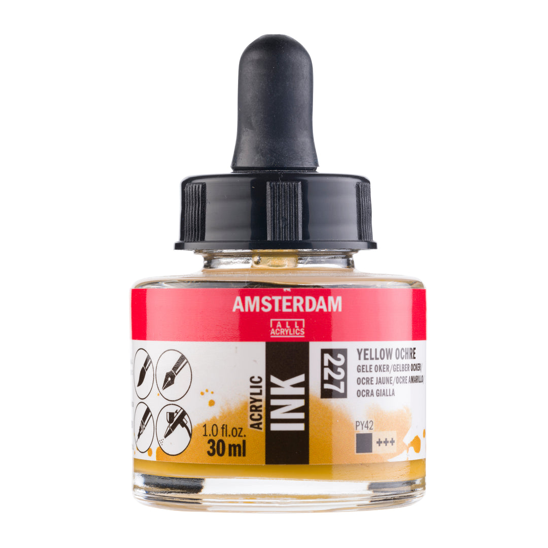Amsterdam Acrylic Tinte Flasche 30 ml Gelber Ocker 227
