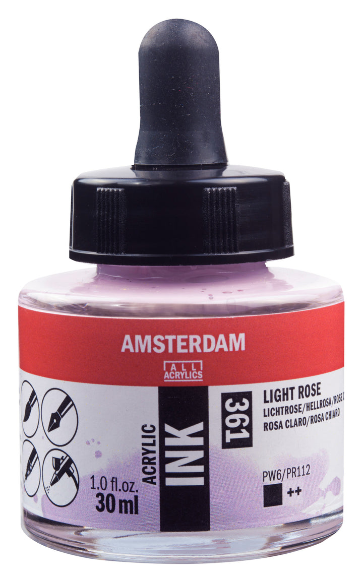 Amsterdam Acrylic Tinte Flasche 30 ml Hellrosa 361