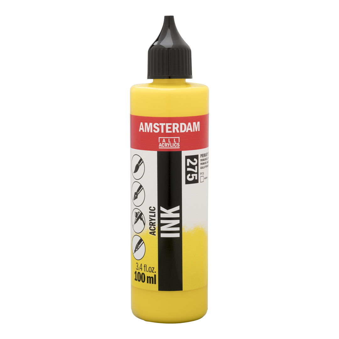 Amsterdam Acrylic Tinte Flasche 100 ml Primärgelb 275