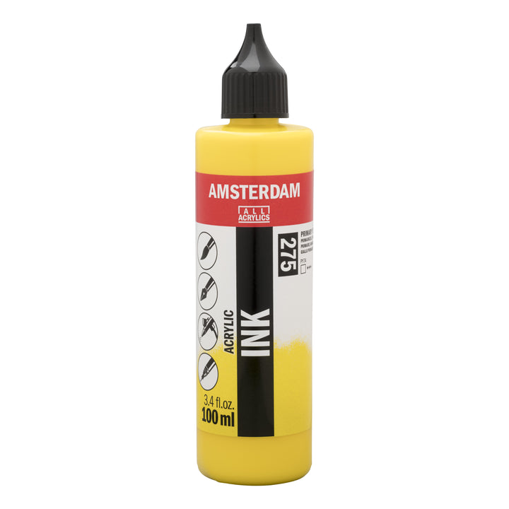 Amsterdam Acrylic Tinte Flasche 100 ml Primärgelb 275