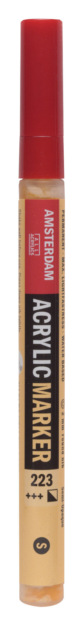 Amsterdam Acrylic Marker 2 mm Neapelgelb Dunkel 223
