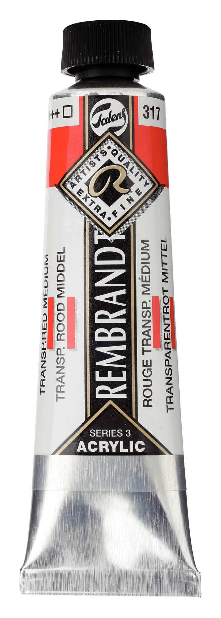 Rembrandt Acrylfarbe Tube 40 ml Transparentrot Mittel 317