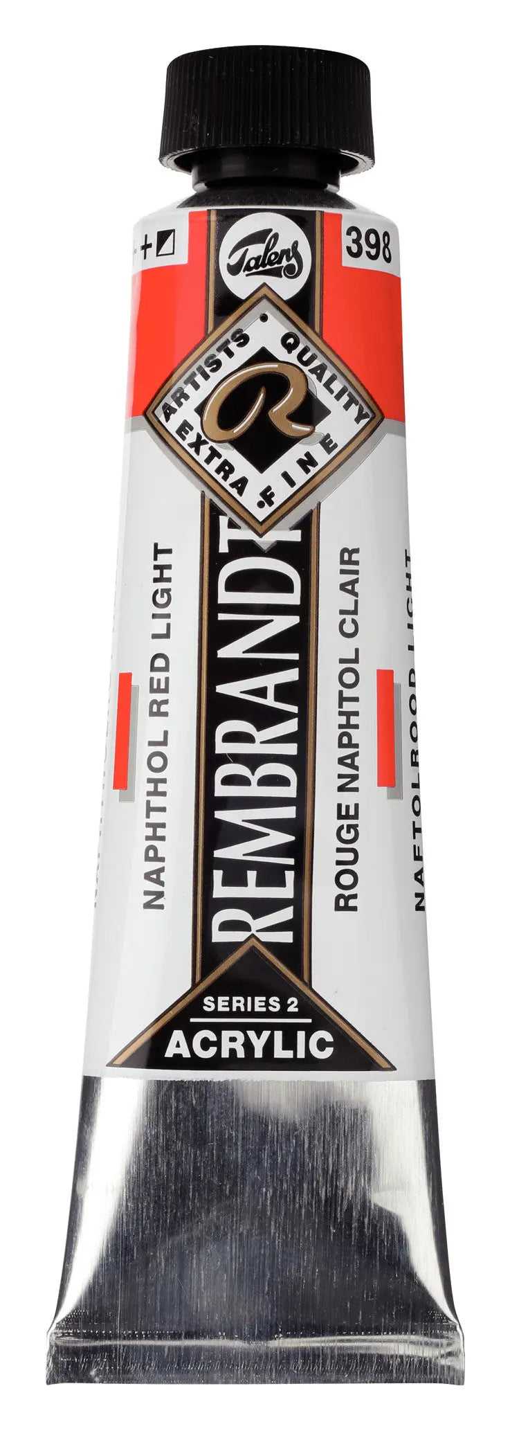 Rembrandt Acrylfarbe Tube 40 ml Naphtholrot Hell 398 - Kidis Art