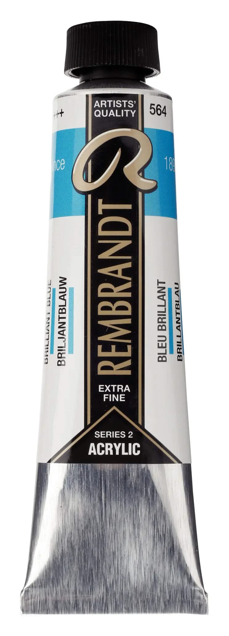 Rembrandt Acrylfarbe Tube 40 ml Brillantblau 564 - Kidis Art