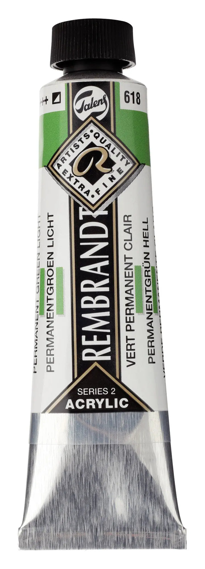 Rembrandt Acrylfarbe Tube 40 ml Permanentgrün Hell 618