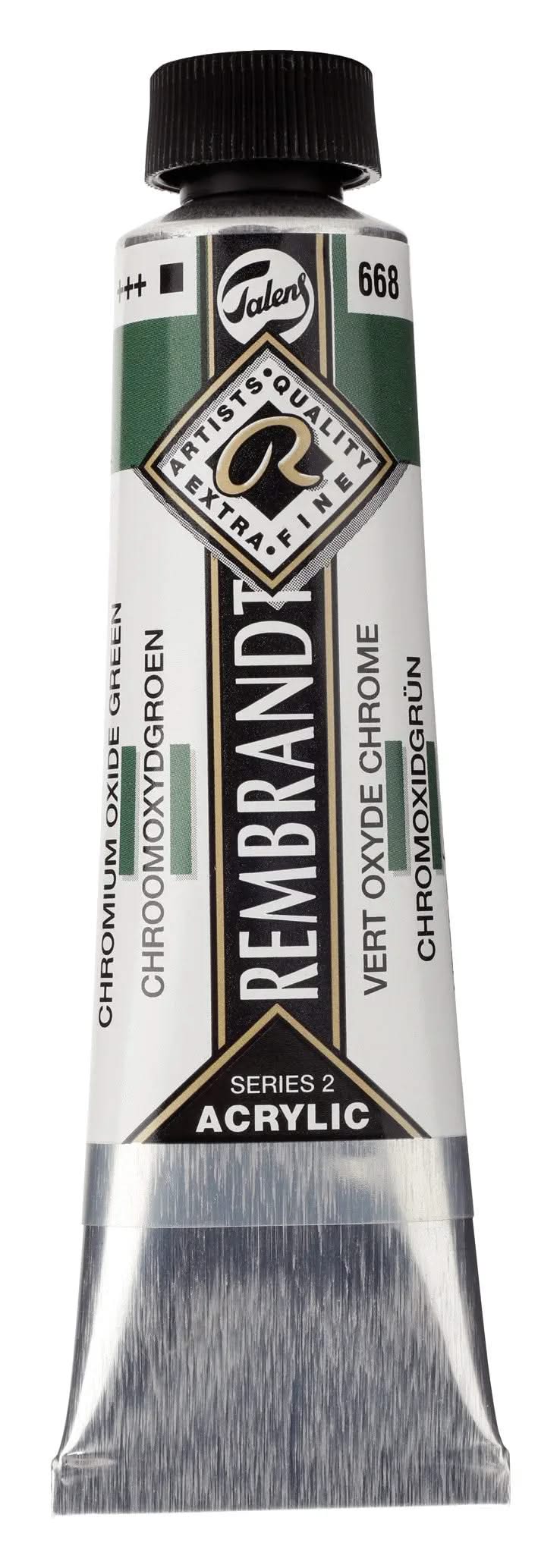 Rembrandt Acrylfarbe Tube 40 ml Chromoxidgrün 668 - Kidis Art