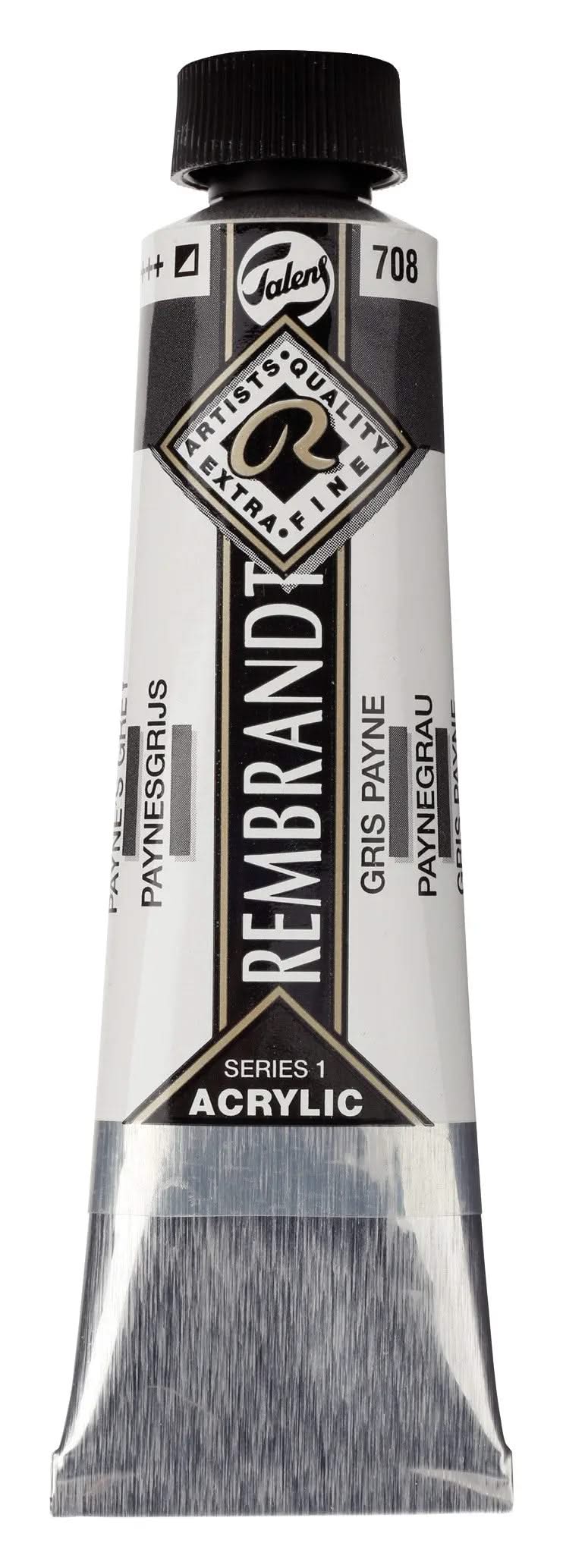 Rembrandt Acrylfarbe Tube 40 ml Paynegrau 708 - Kidis Art