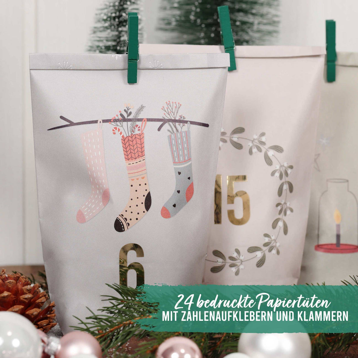 Adventskalender bedruckt - Hygge