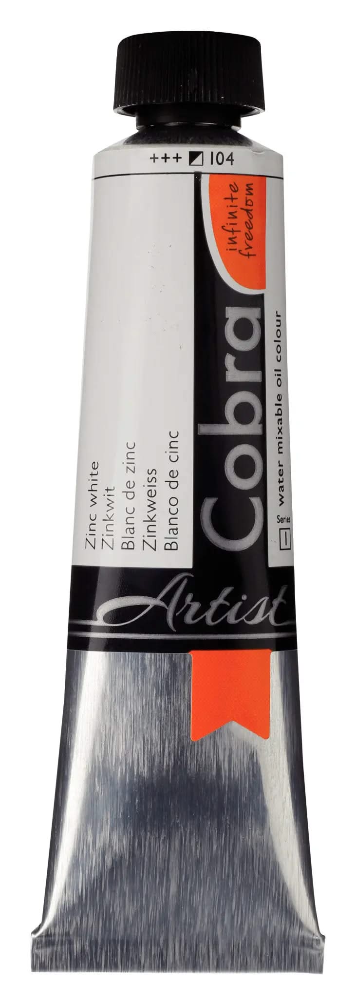 Cobra Artist Wassermischbare Ölfarbe Tube 150 ml Titanweiß 105 - Kidis Art