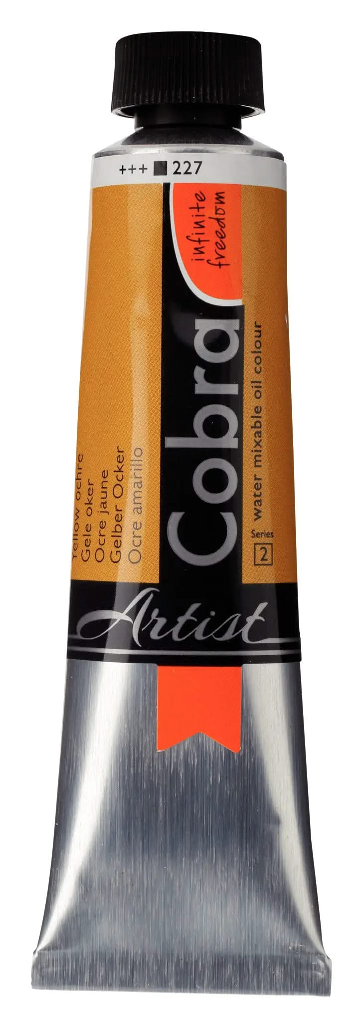 Cobra Artist Wassermischbare Ölfarbe Tube 150 ml Gelber Ocker 227 - Kidis Art