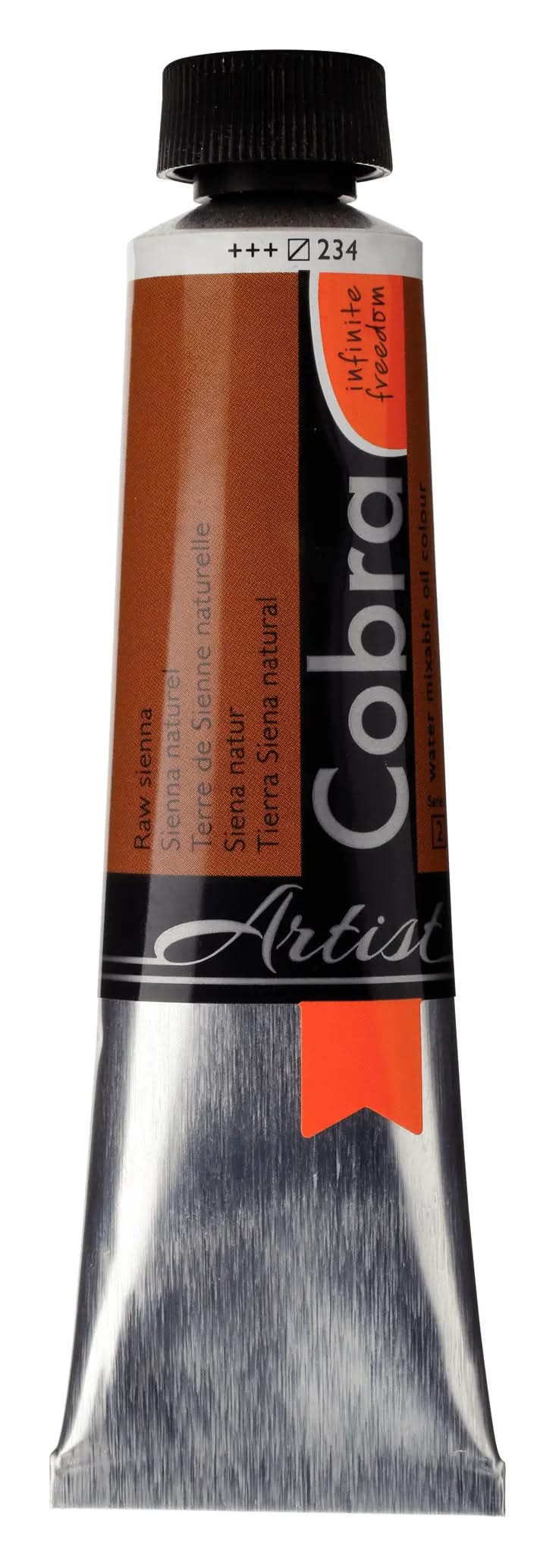 Cobra Artist Wassermischbare Ölfarbe Tube 40 ml Siena Natur 234 - Kidis Art