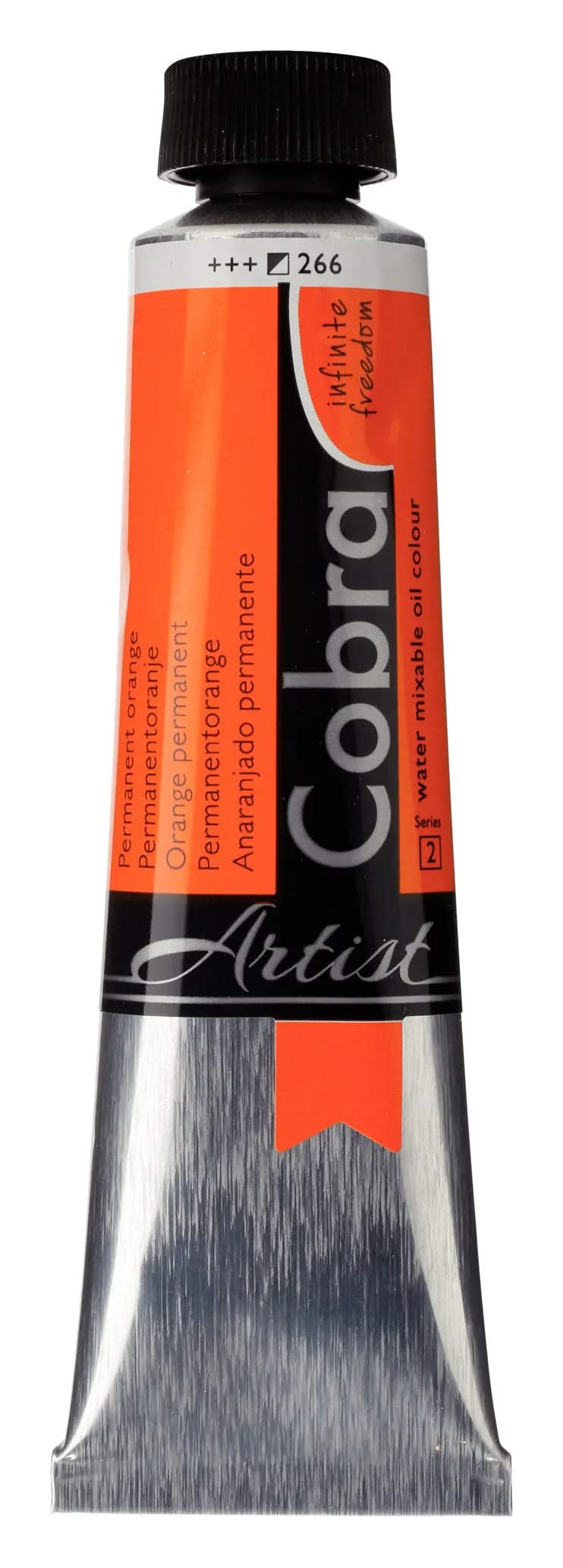 Cobra Artist Wassermischbare Ölfarbe Tube 40 ml Permanentorange 266 - Kidis Art