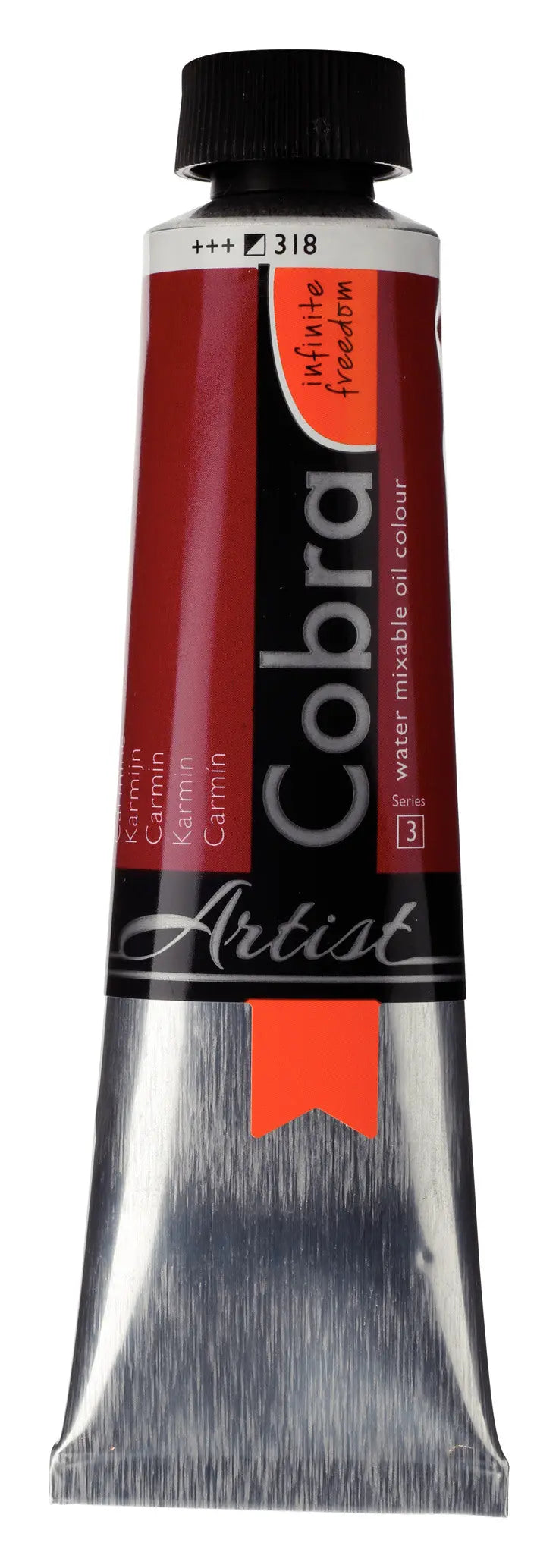 Cobra Artist Wassermischbare Ölfarbe Tube 40 ml Karmin 318