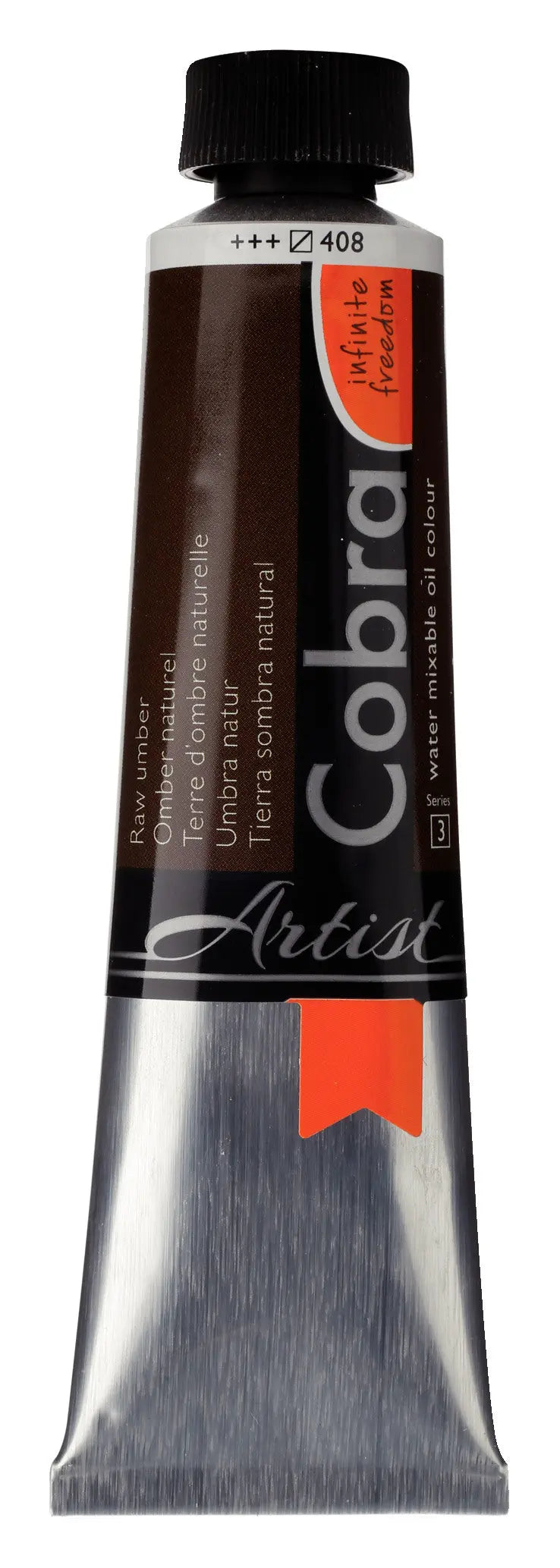 Cobra Artist Wassermischbare Ölfarbe Tube 150 ml Umbra Natur 408