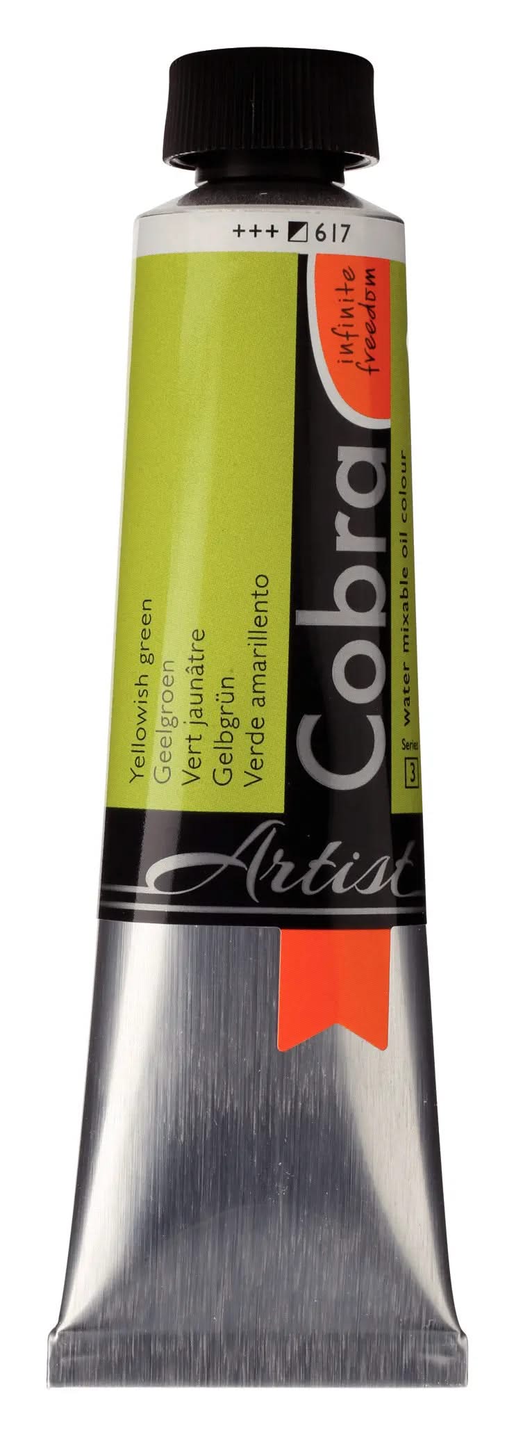 Cobra Artist Wassermischbare Ölfarbe Tube 150 ml Gelbgrün 617 - Kidis Art