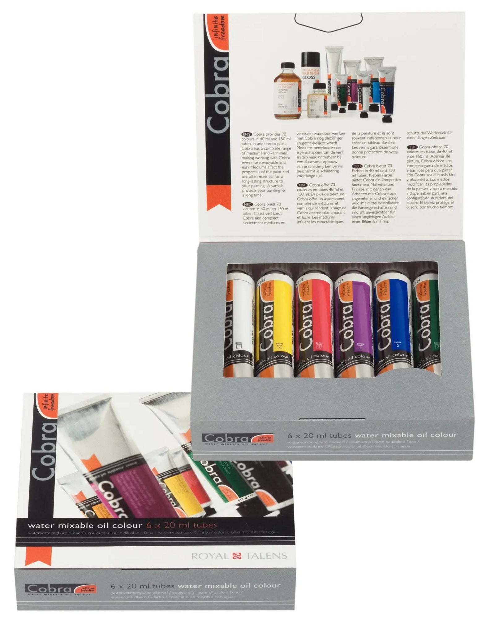 Cobra Artist Ölfarben Probierset 6 x 20 ml - Kidis Art