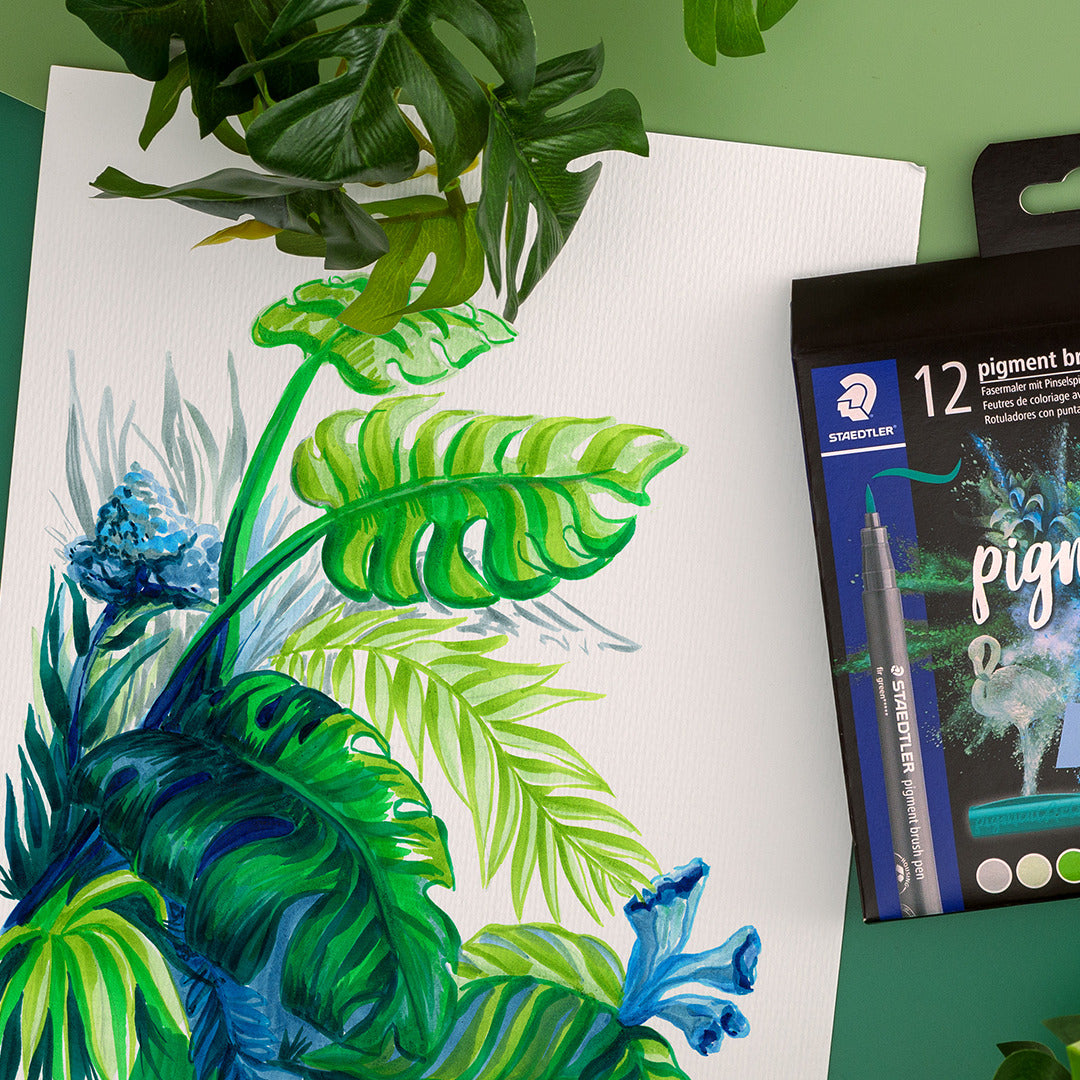 pigment brush 371 kirschrot