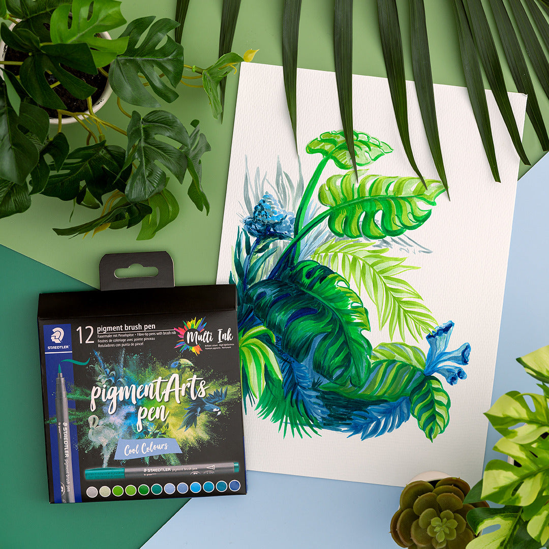 pigment brush 371 kirschrot