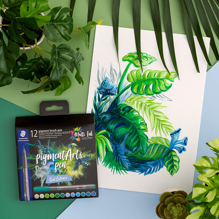 pigment brush 371 kirschrot